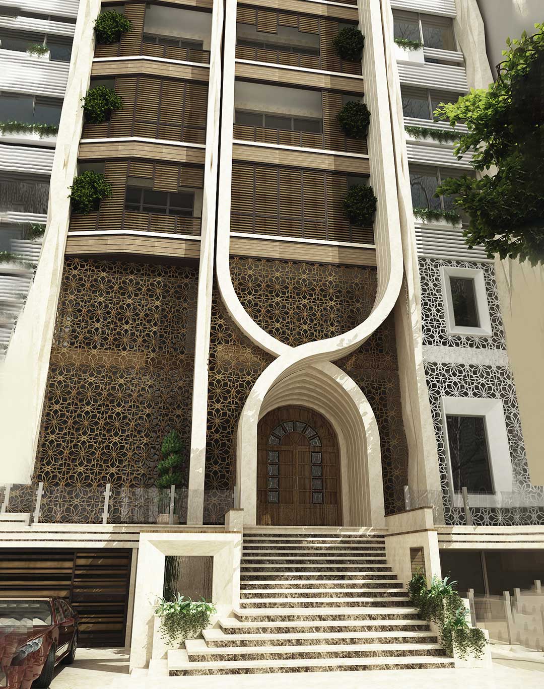 ساختمان مسکونی-تهران-الهیه - 1