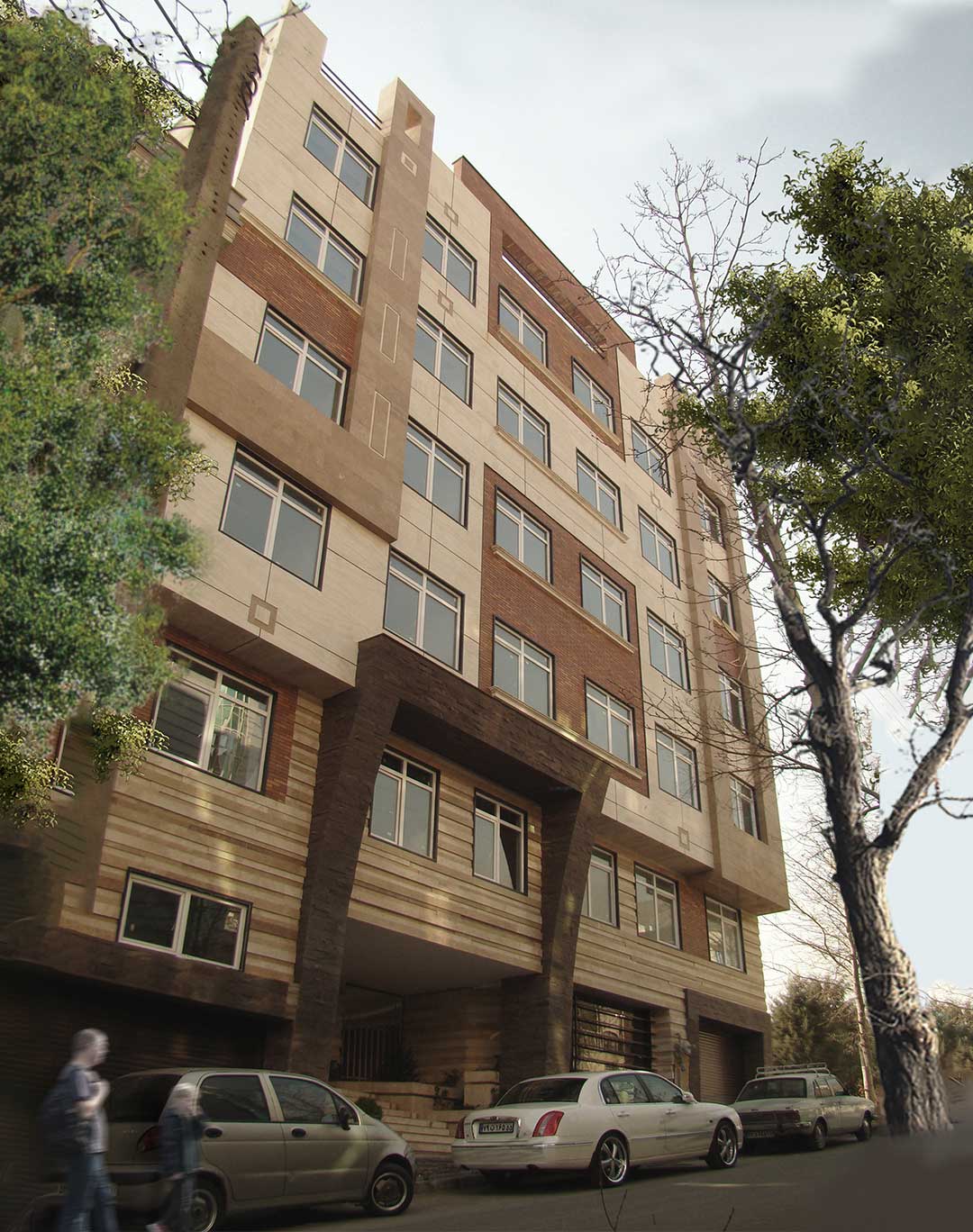 ساختمان مسکونی-تهران-آجودانیه